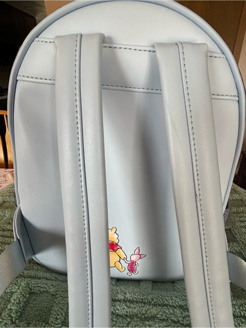 Loungefly Quilted Purple and Pastel Winnie the Pooh Mini Backpack